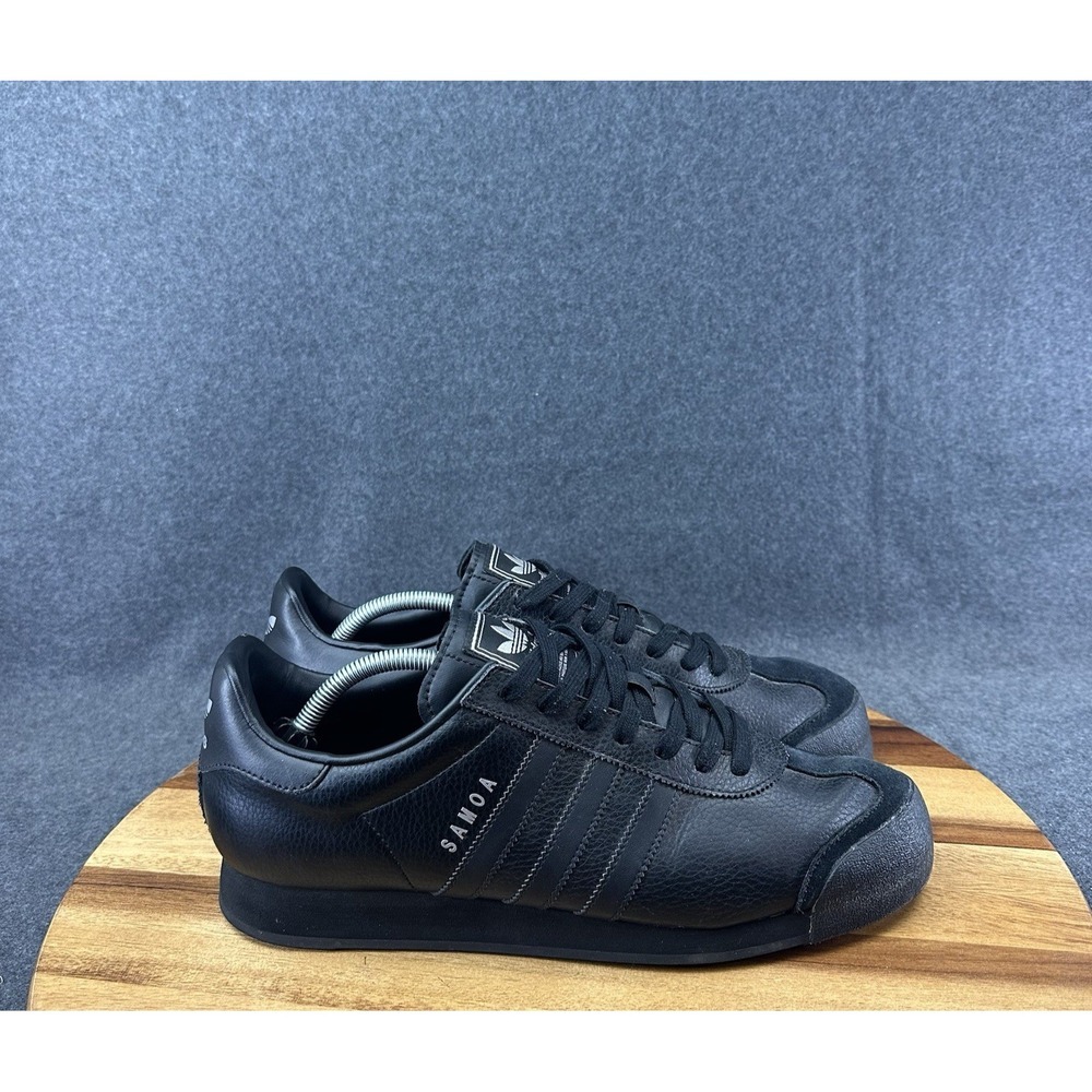 Adidas Originals Black Samoa Shoes DMX Trefoil Retro Mens Size 11.5